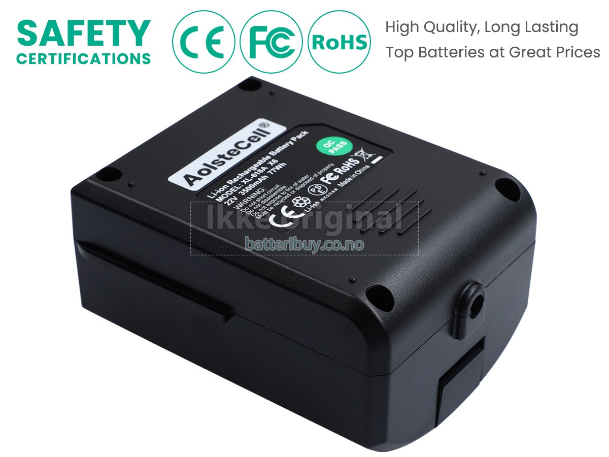 Moosoo XL-618A batteri