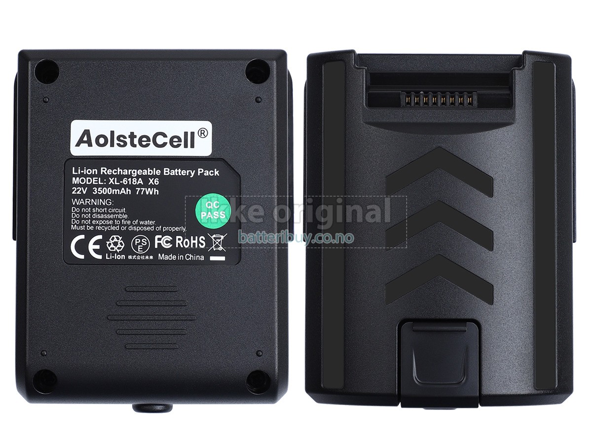 Moosoo XL-618A batteri