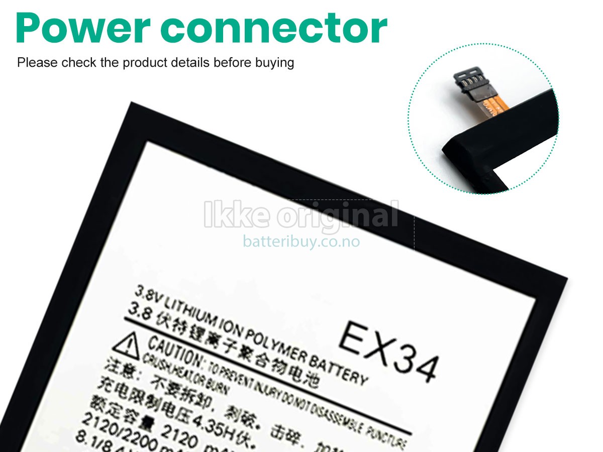 Motorola EX34 batteri
