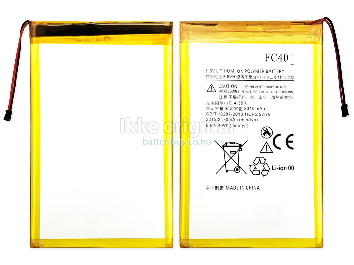 Motorola G 3RD GEN batteri