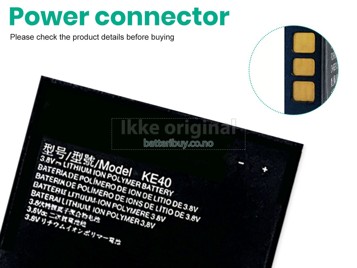 Motorola KE40 batteri