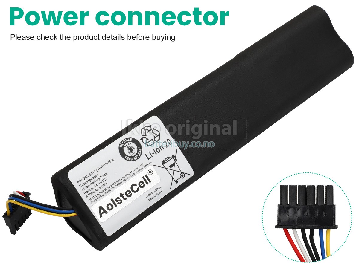 Neato Robotic BOTVAC D6 batteri