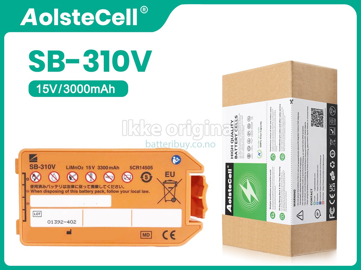 Nihon Kohden AED-3100 batteri