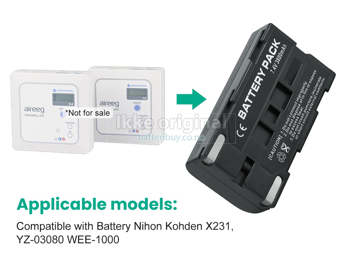 Nihon Kohden WIRELESS EEG batteri