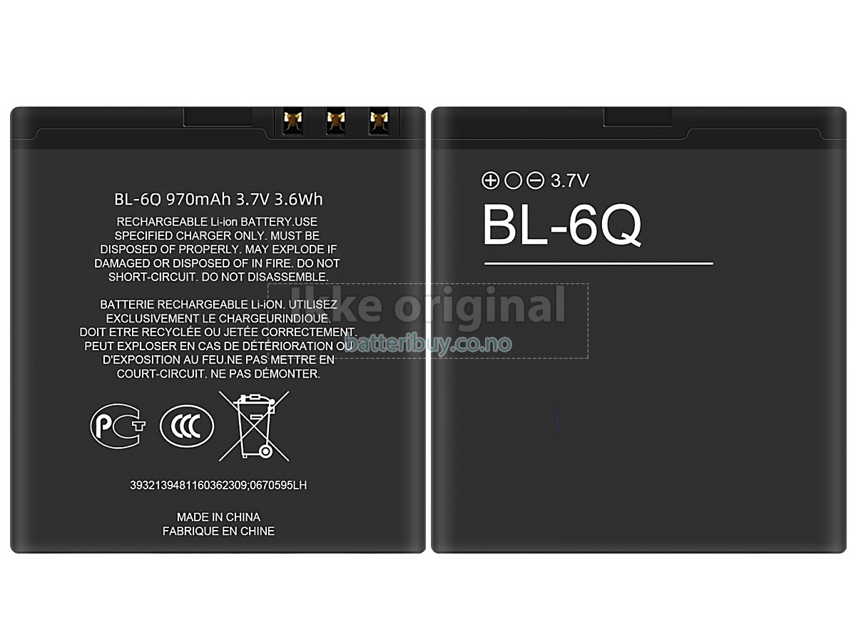 Nokia 6700 CLASSIC batteri