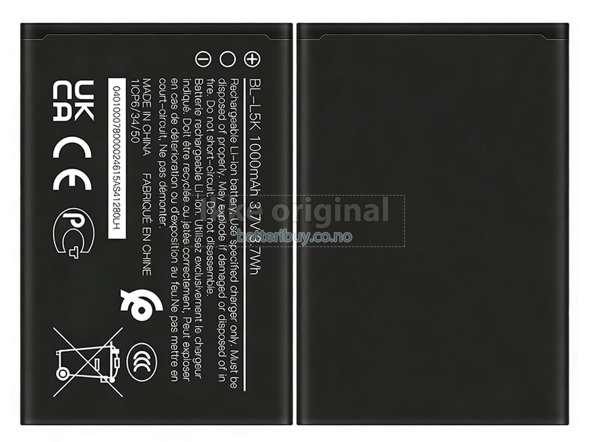 Nokia BL-L5K batteri