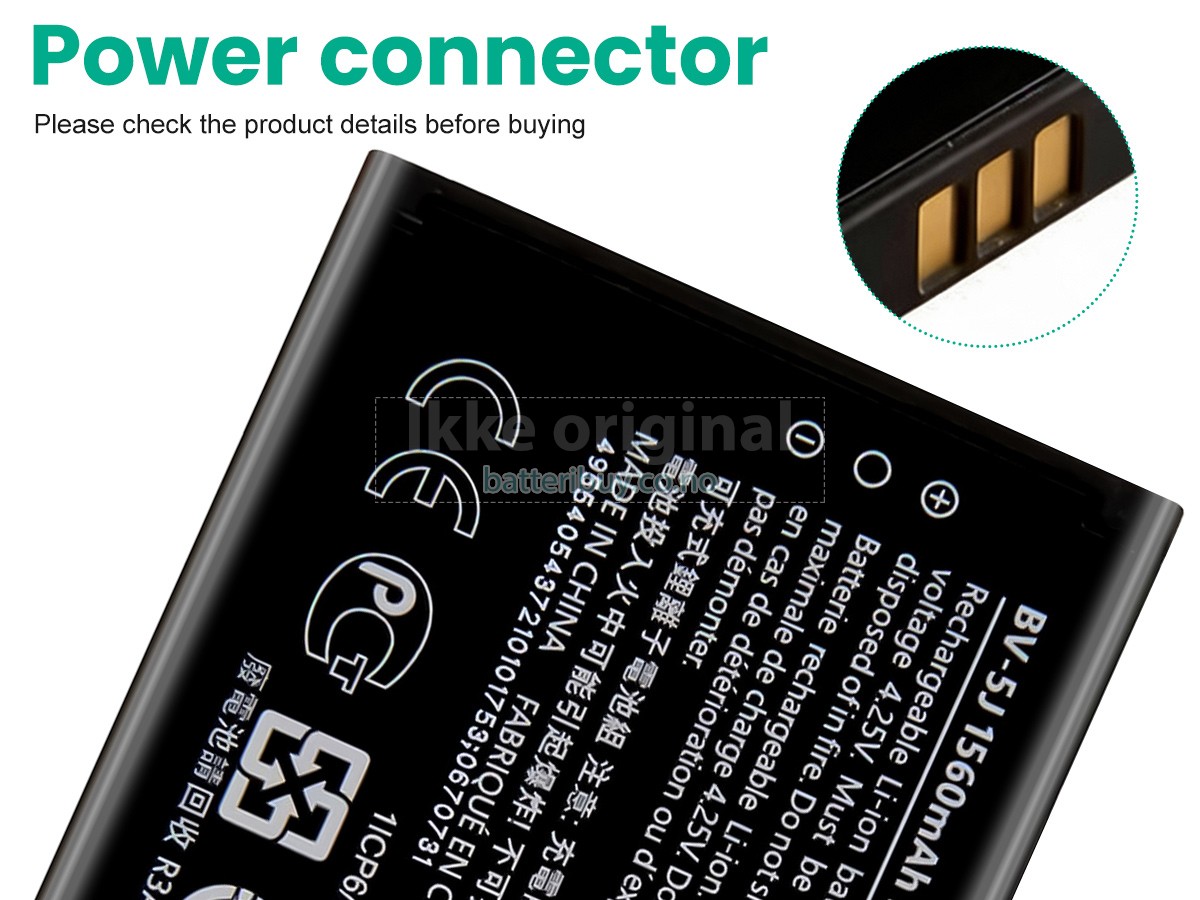 Nokia LUMIA 435 DUAL SIM batteri