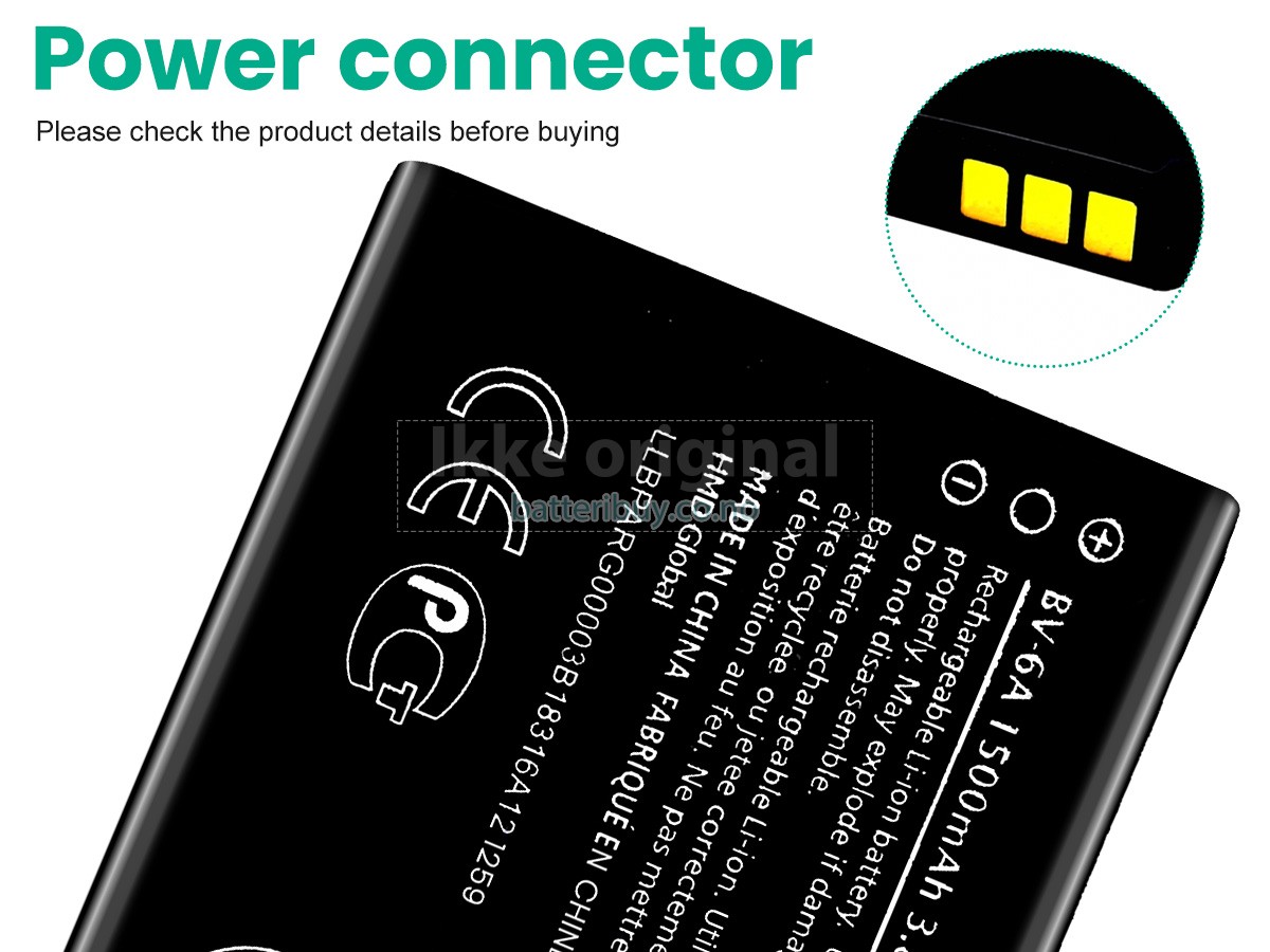 Nokia BV-6A batteri