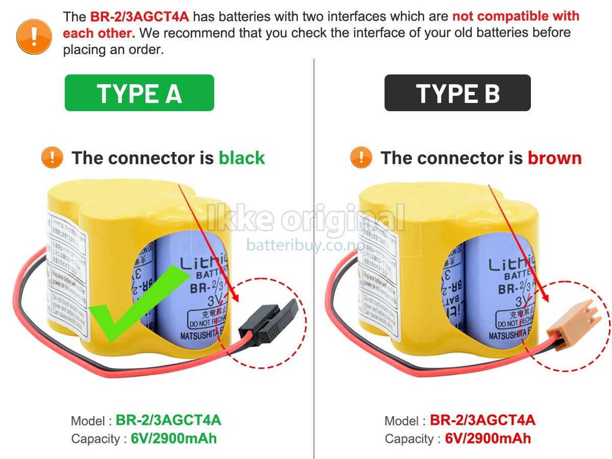 Panasonic BR-23AGCT4A batteri