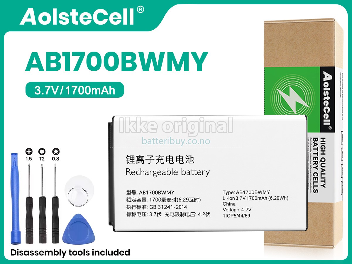 Philips AB1700BWMH batteri