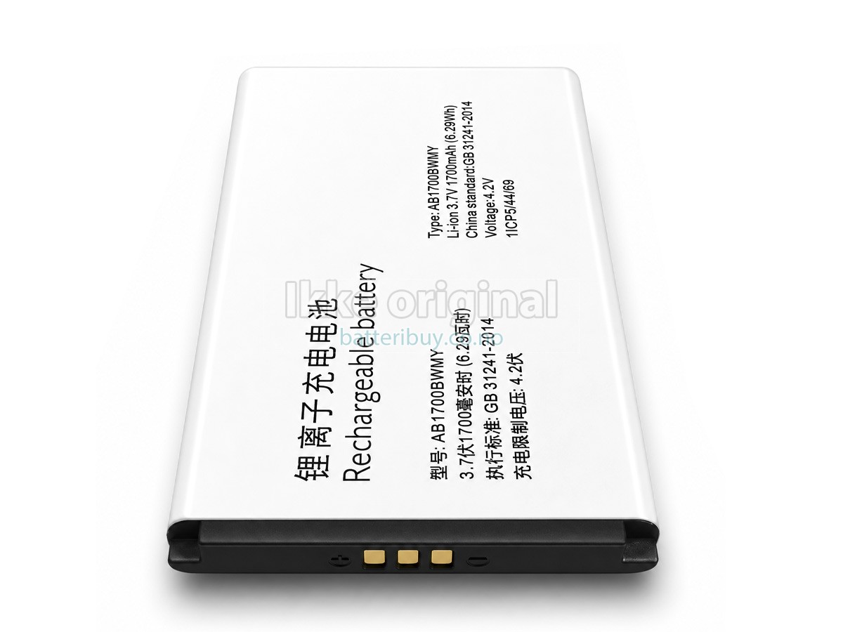 Philips AB1700BWMH batteri
