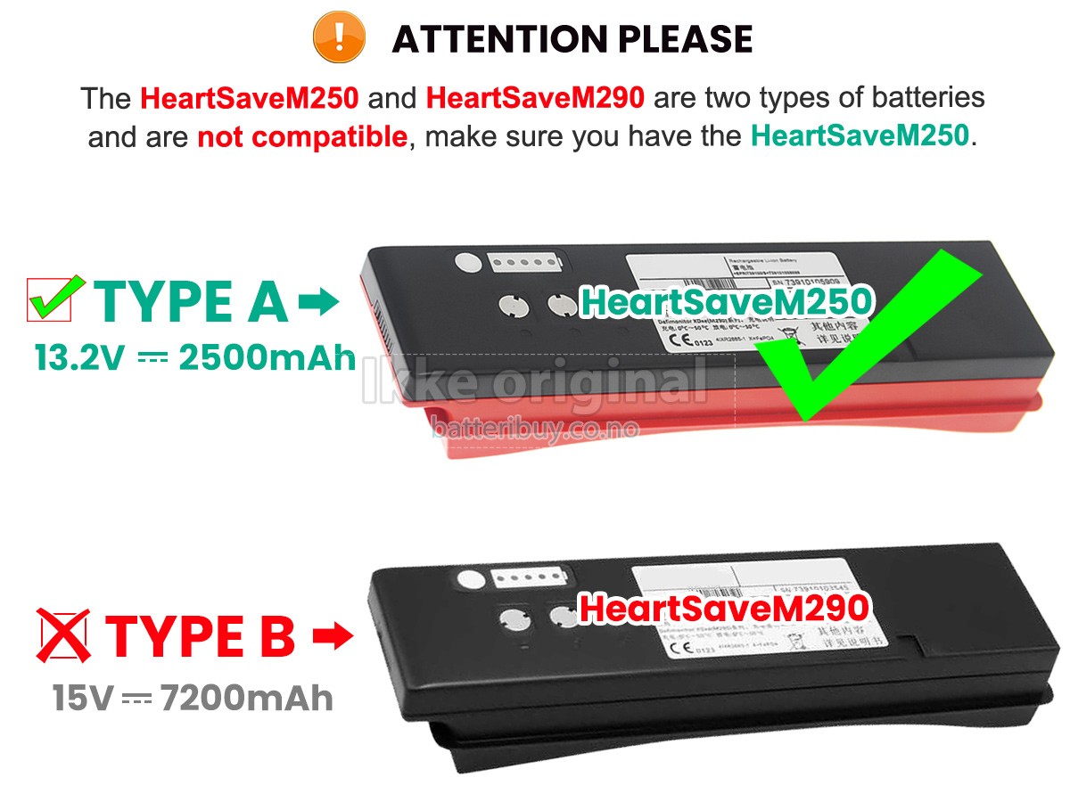 Primedic HEARTSAVEM250 batteri