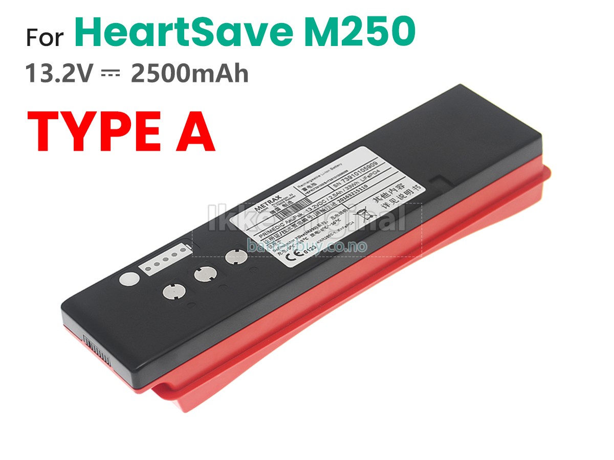 Primedic HEARTSAVEM250 batteri