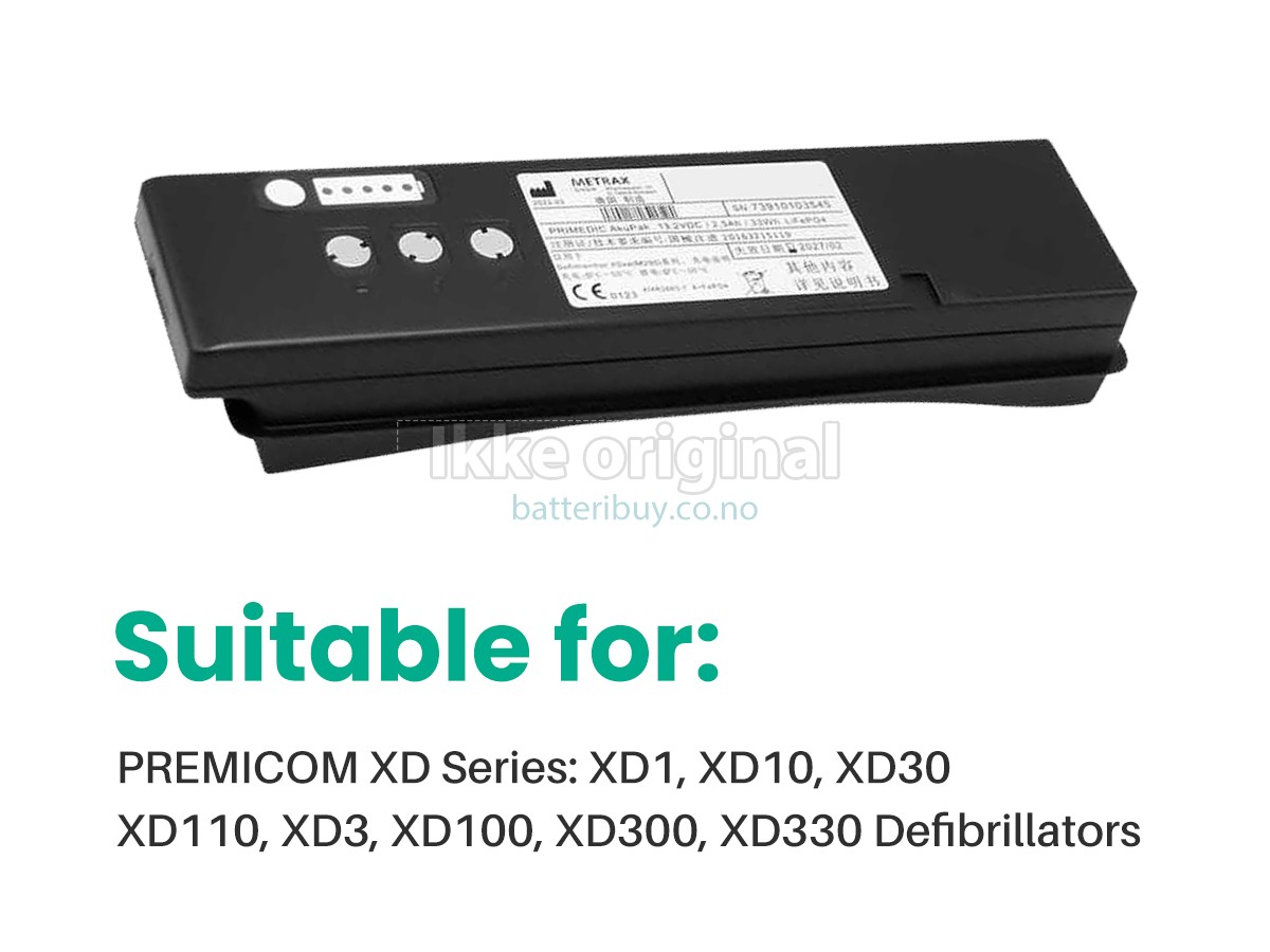 Primedic HEARTSAVEM250 batteri