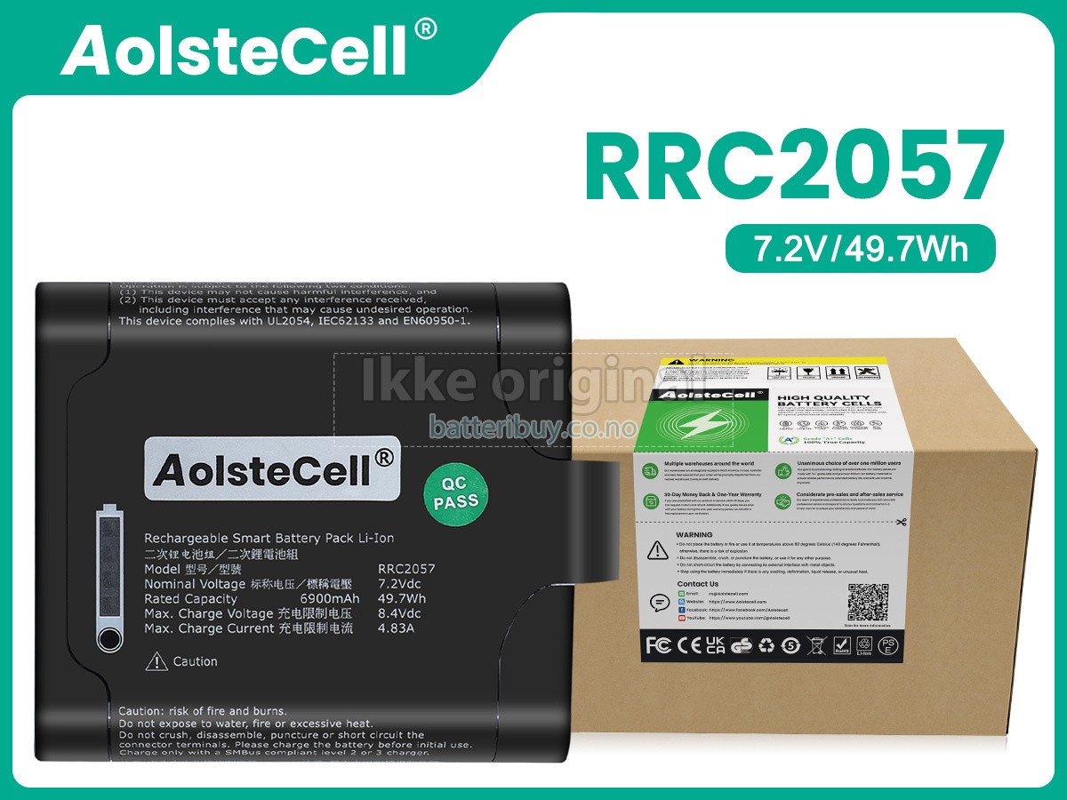 RRC SHS1000X batteri
