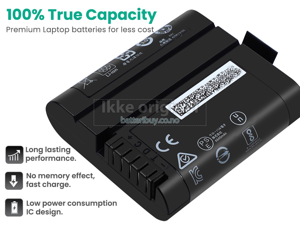 RRC SHS1000X batteri