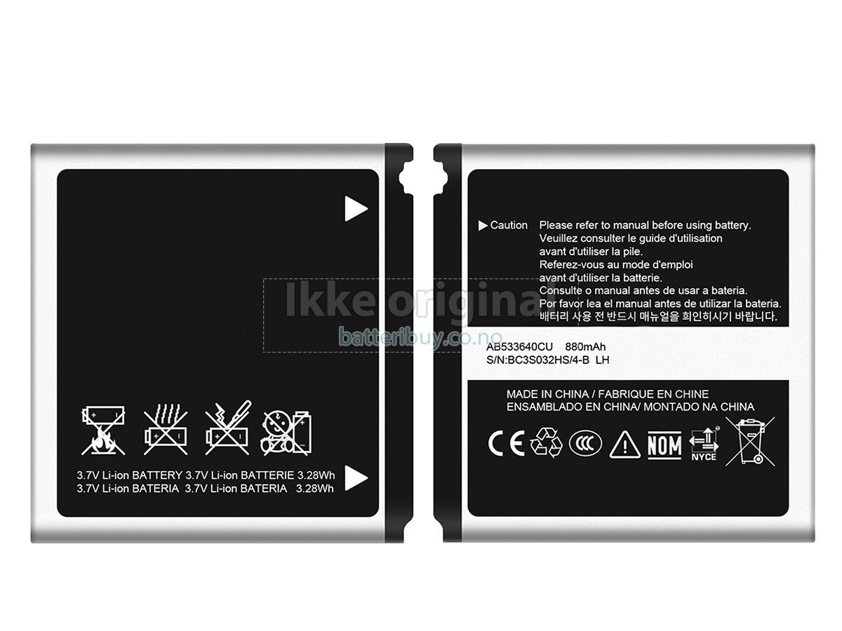 Samsung G608 batteri