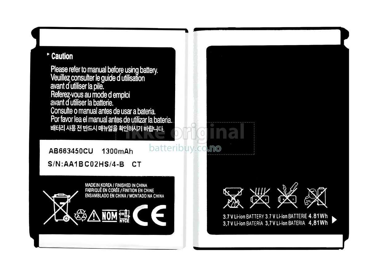 Samsung 1907 batteri