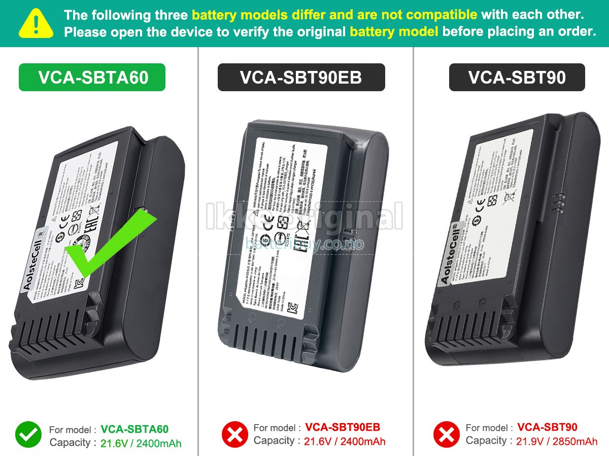 Samsung VS20T7511T5/AA batteri