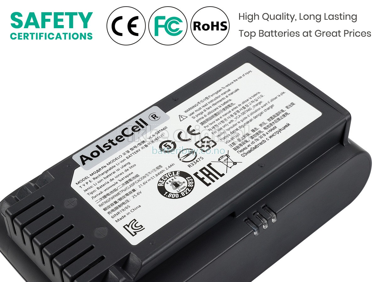 Samsung VS20T7511T5/AA batteri