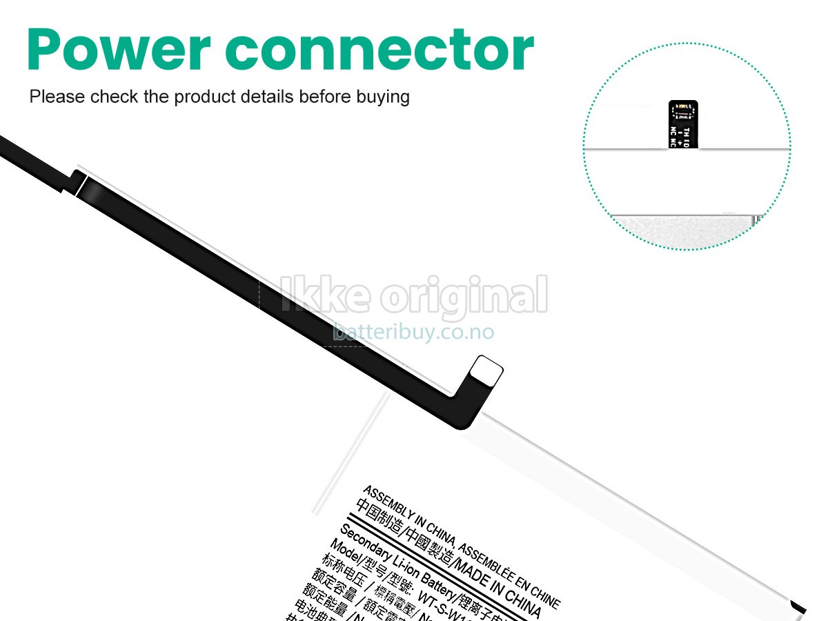 Samsung TAB A9 PLUS 11INCH batteri