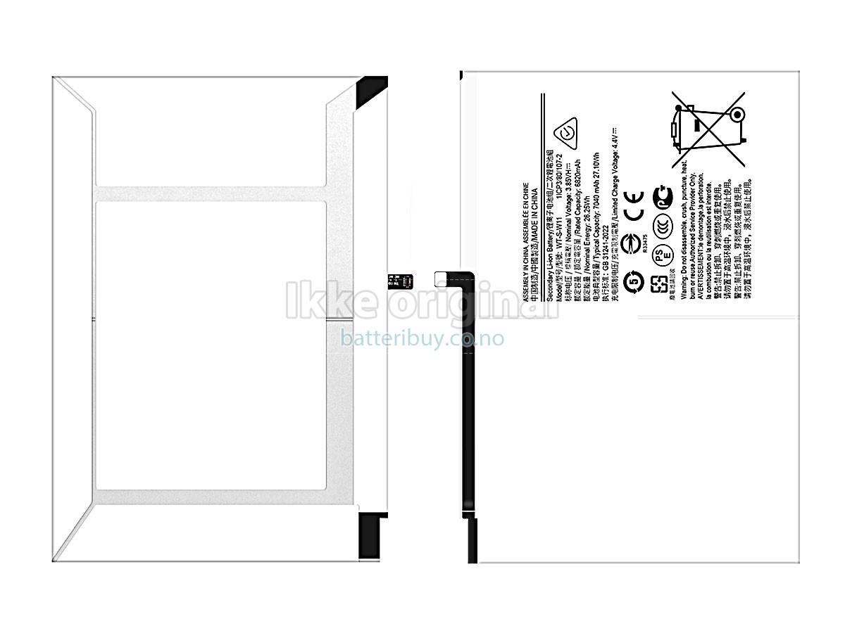 Samsung TAB A9 PLUS 11INCH batteri