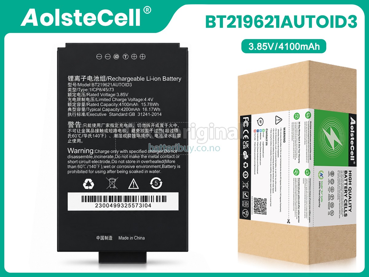 Seuic BT219621AUTOID3 batteri