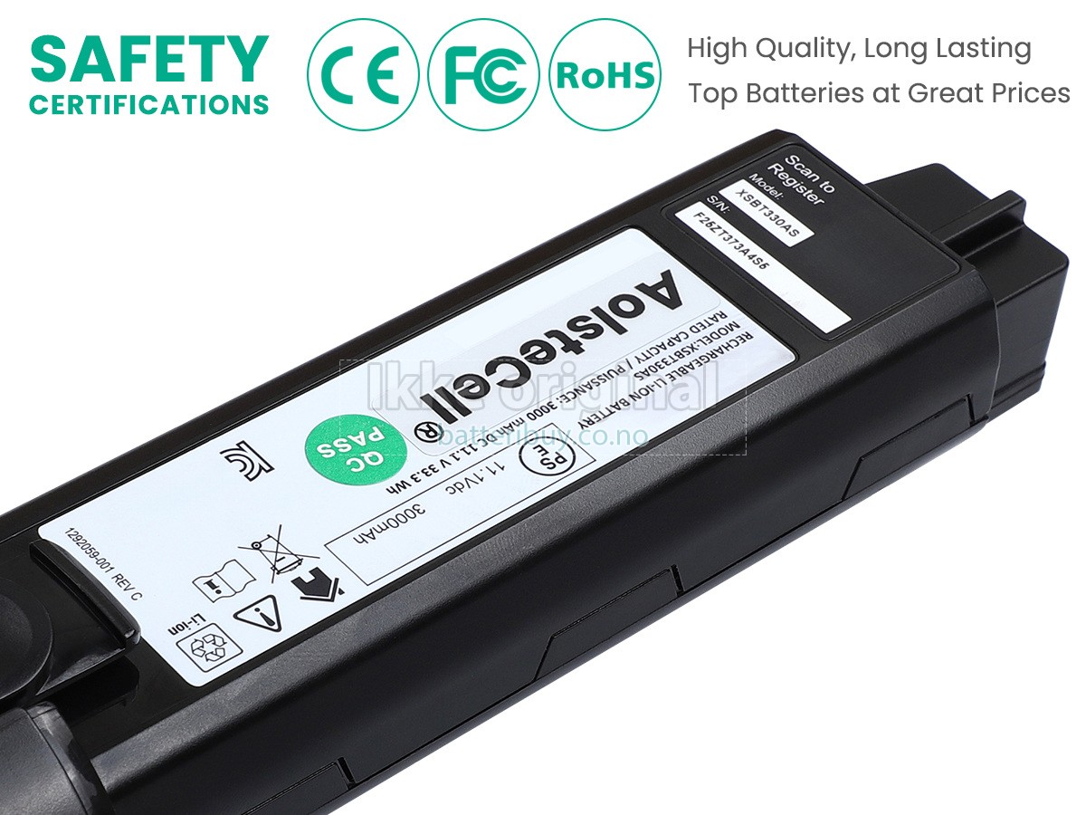 Shark XSBT330AS batteri