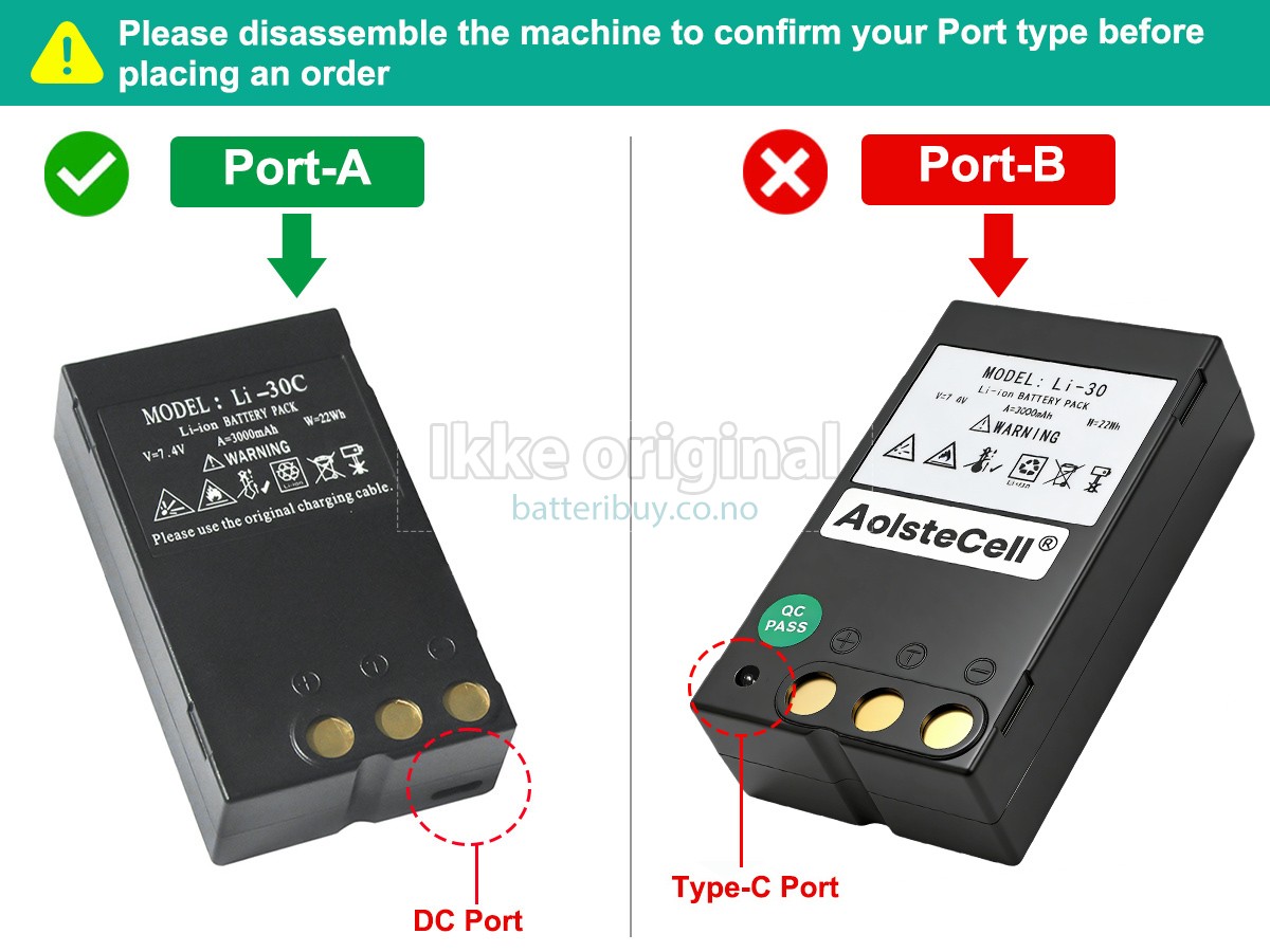 South NTS-342G batteri