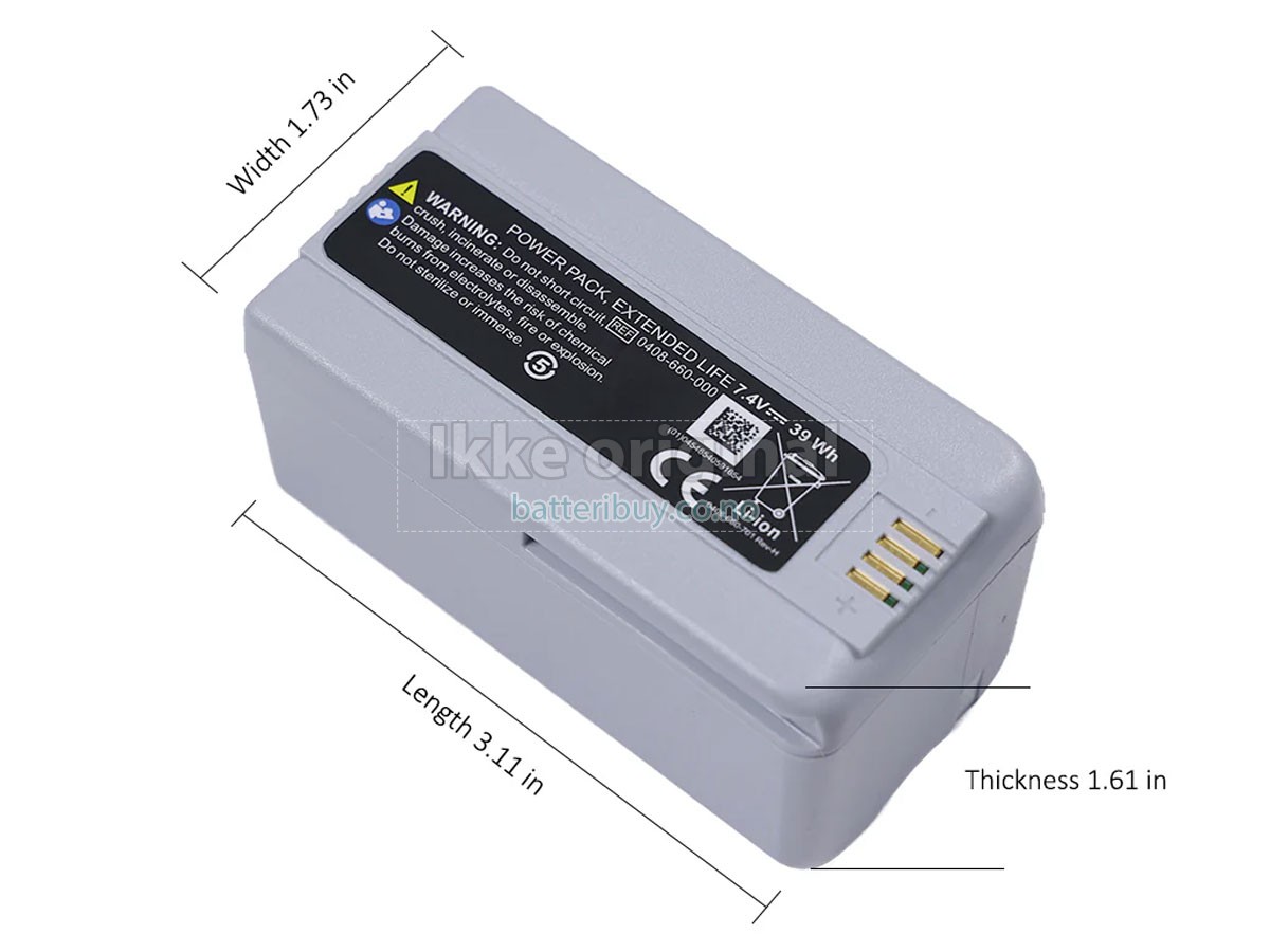 Stryker 0408-655-00 batteri