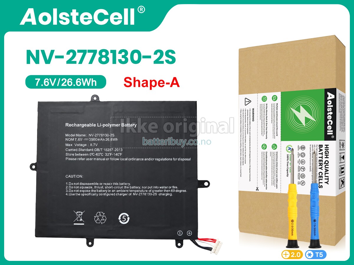 Teclast F5 batteri