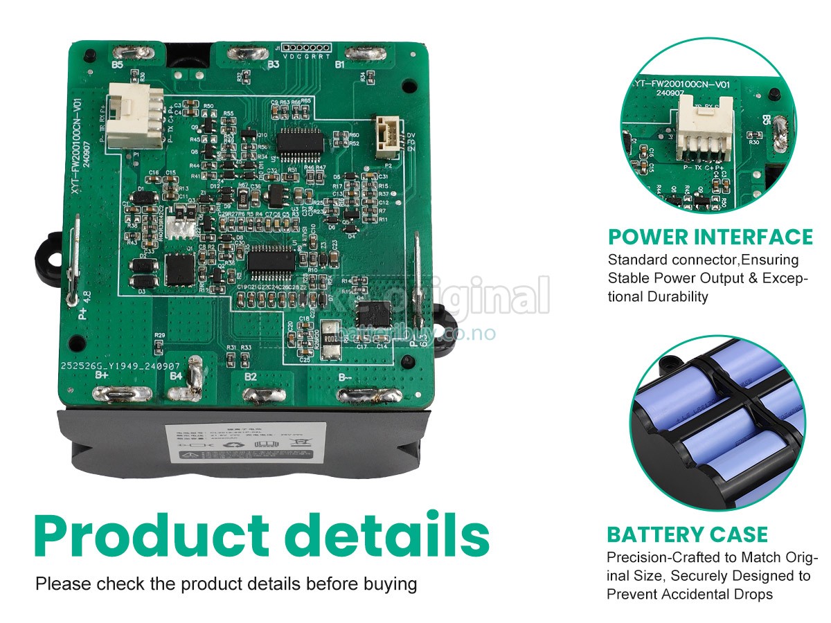 Tineco FLOOR ONE S5 STEAM batteri