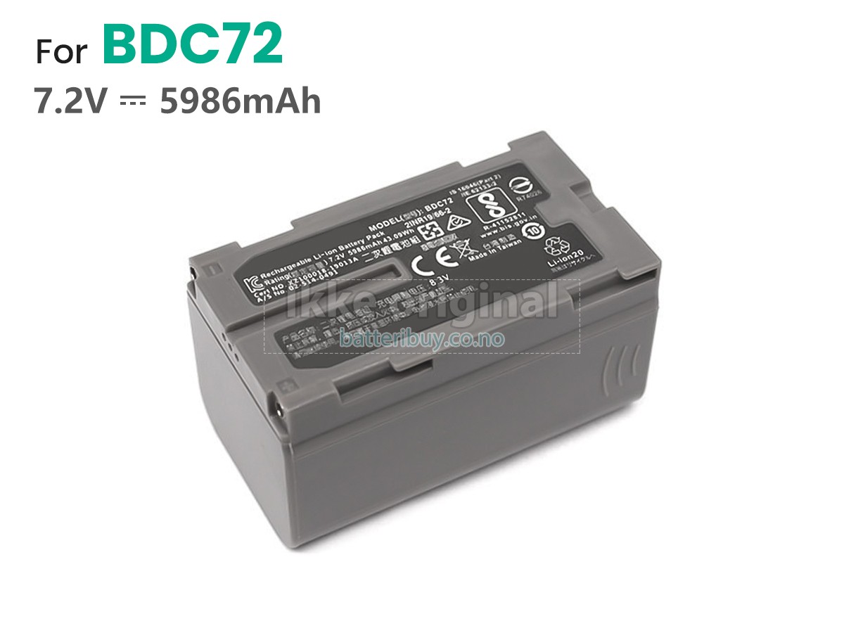 Topcon BDC72 batteri