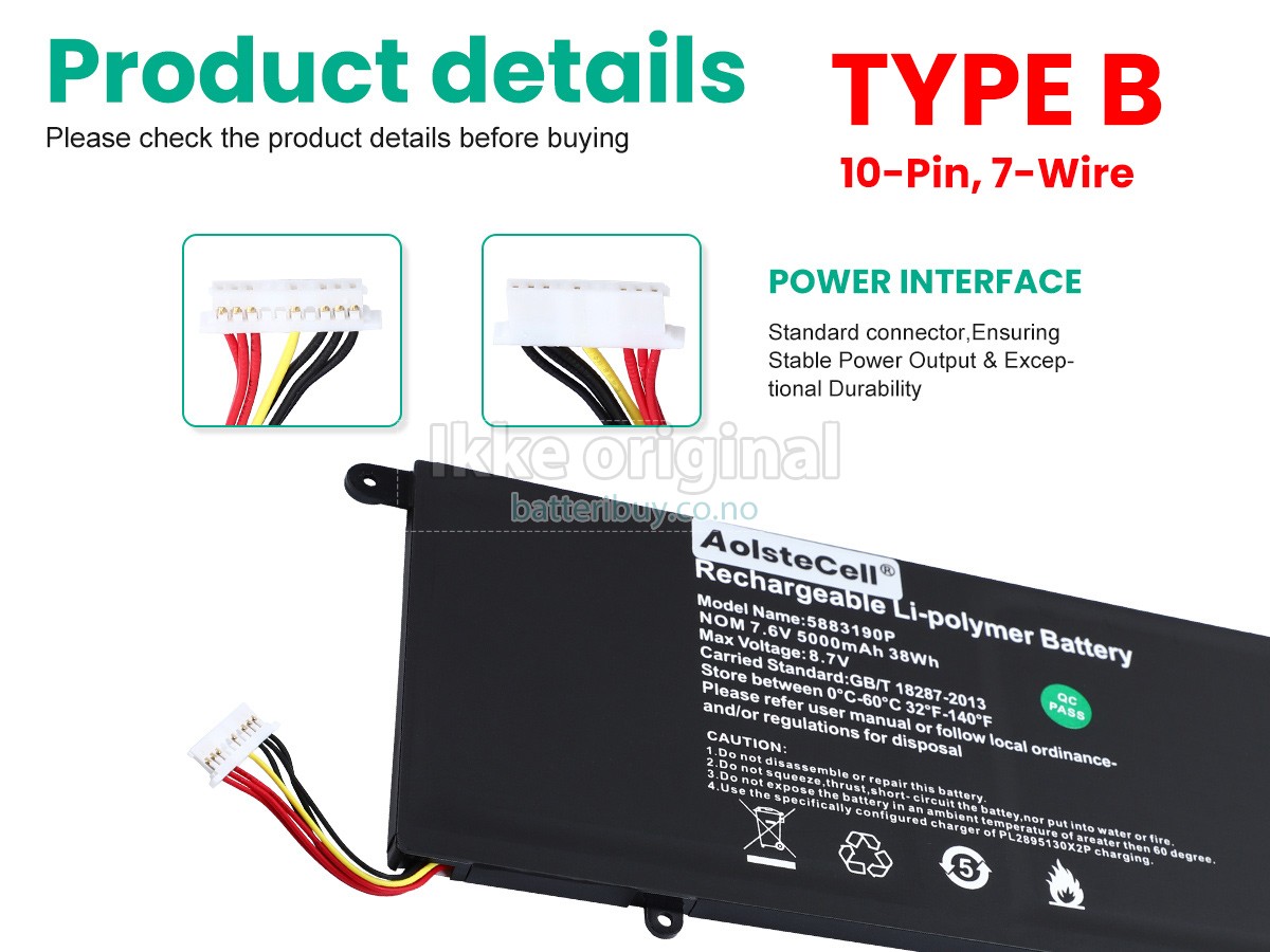 Vastking S133 batteri