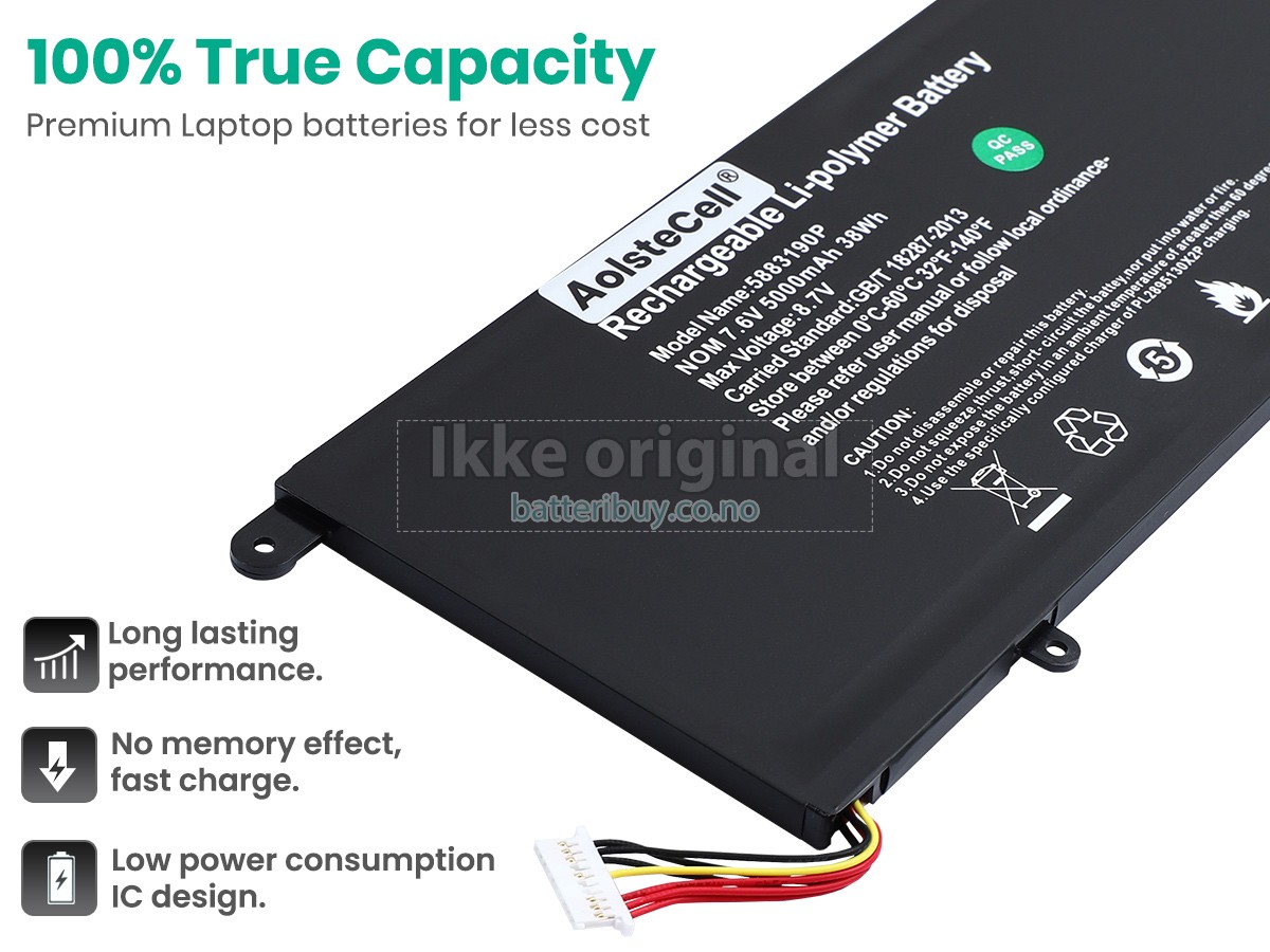 Vastking S133 batteri