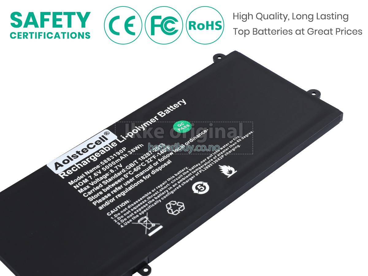 Vastking S133 batteri