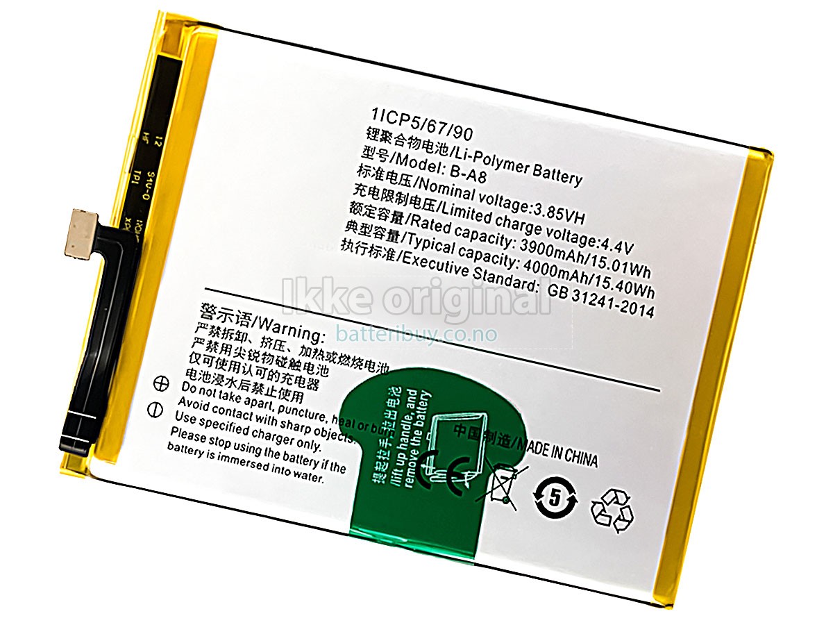 Vivo B-A8 batteri