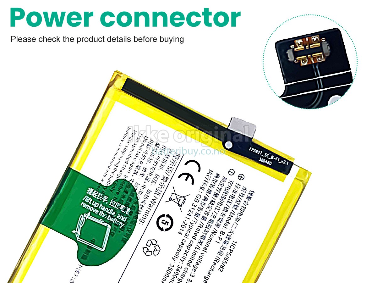 Vivo B-F1 batteri