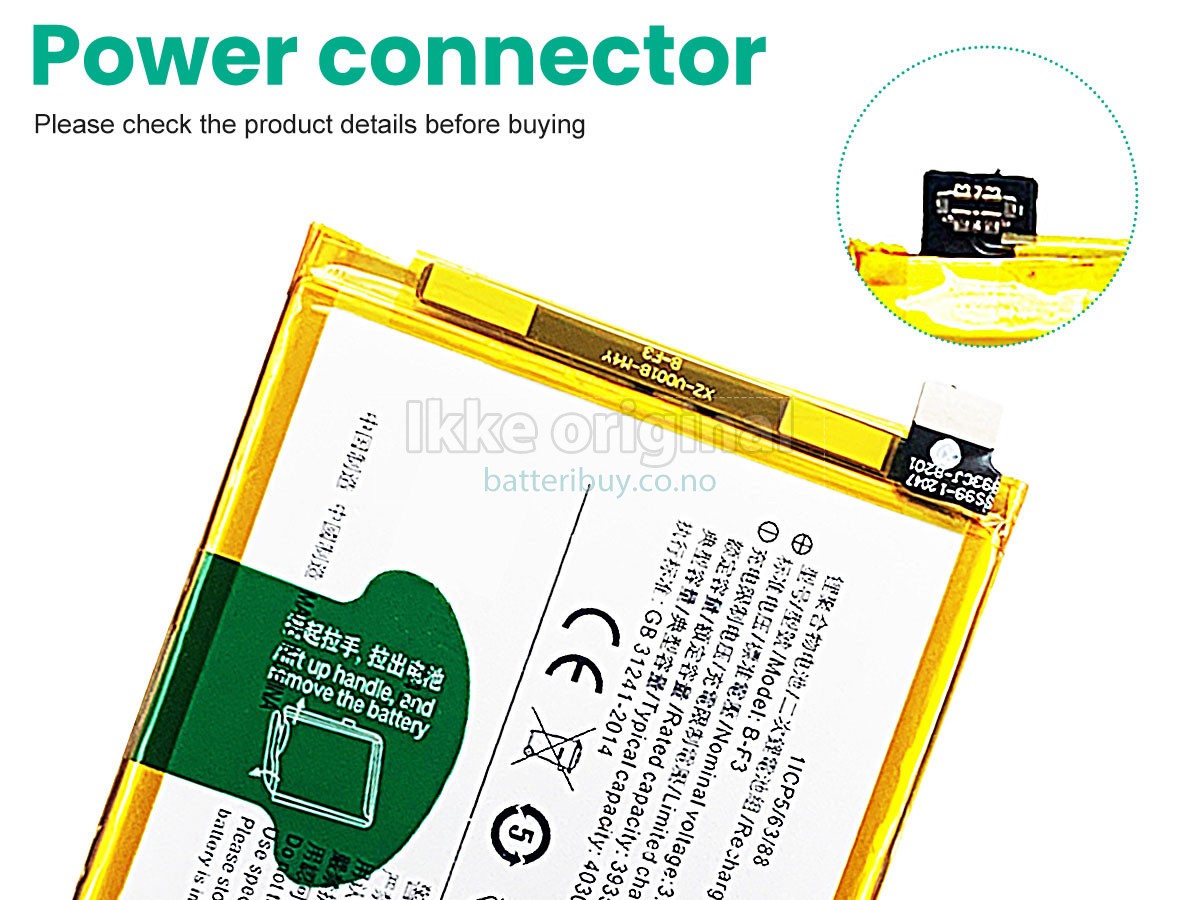 Vivo Y91C batteri