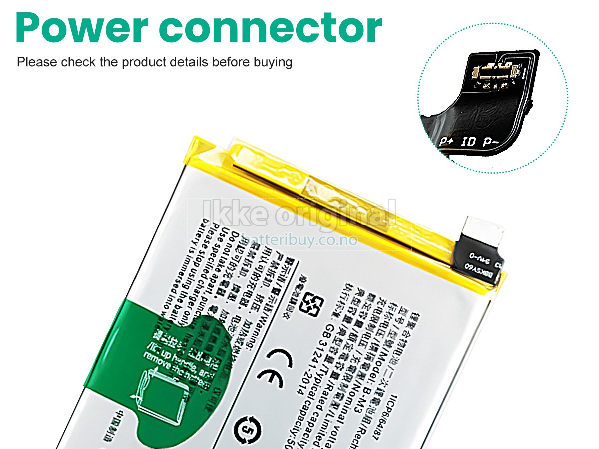 Vivo Y30 batteri