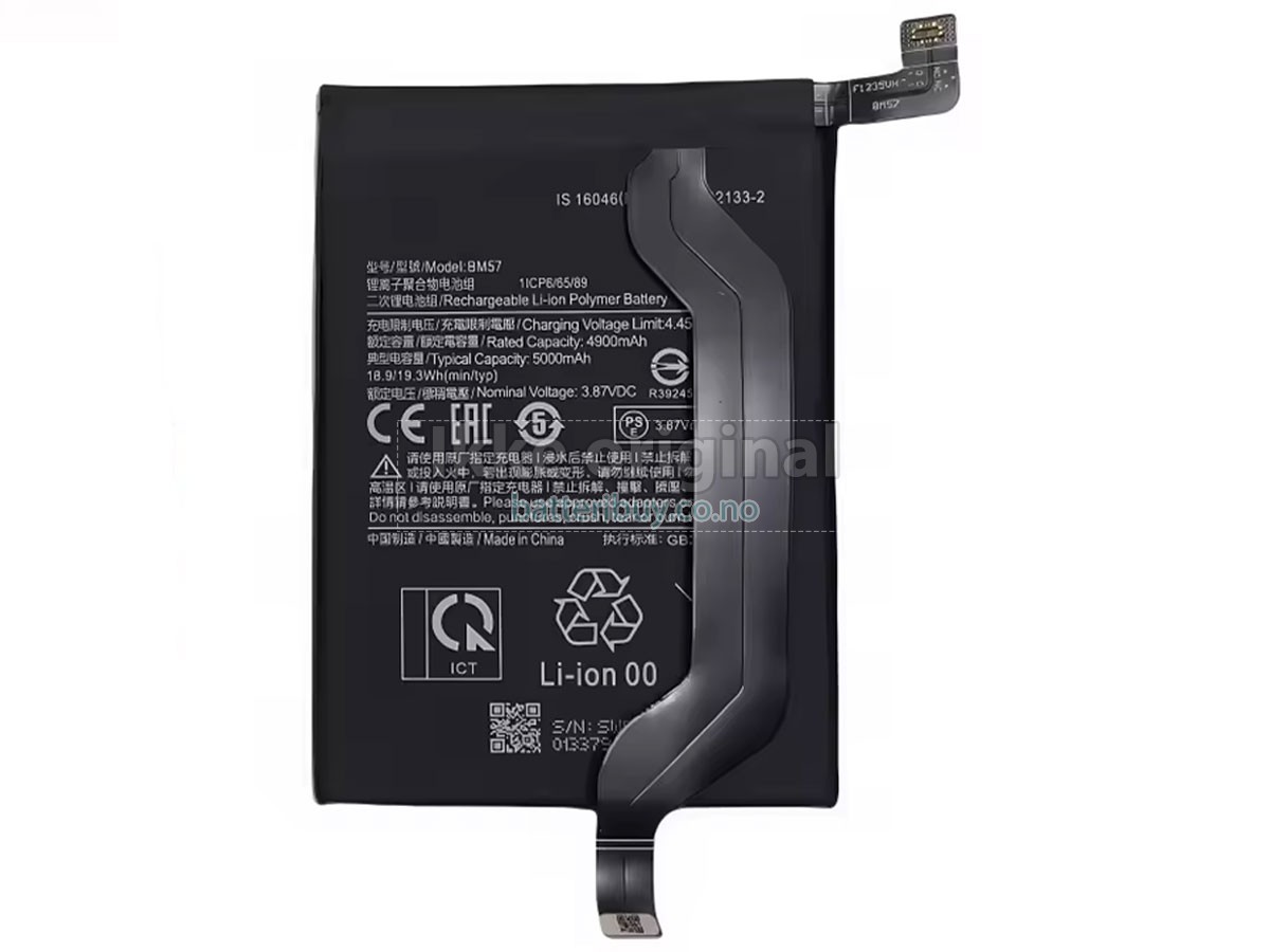 XiaoMi REDMI NOTE 10 PRO batteri