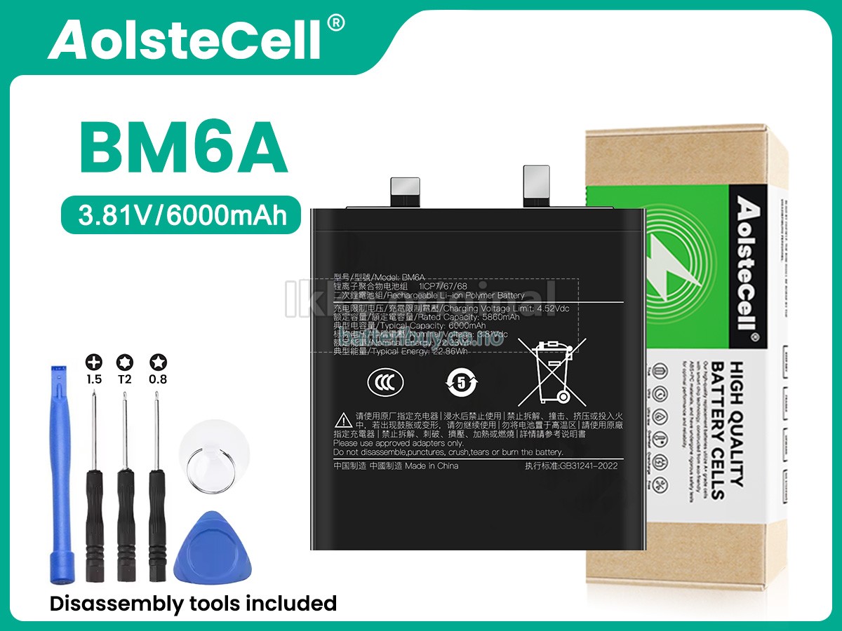 XiaoMi BM6A batteri