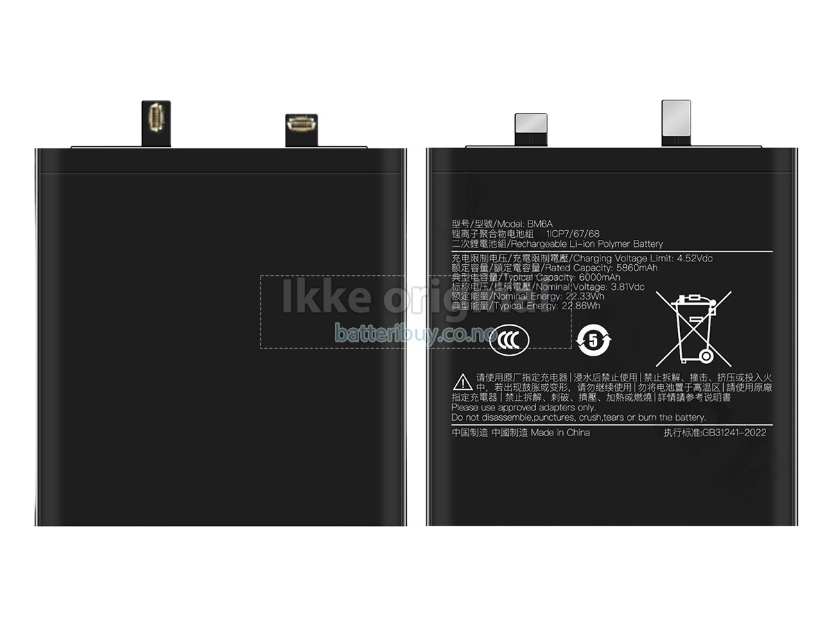 XiaoMi BM6A batteri