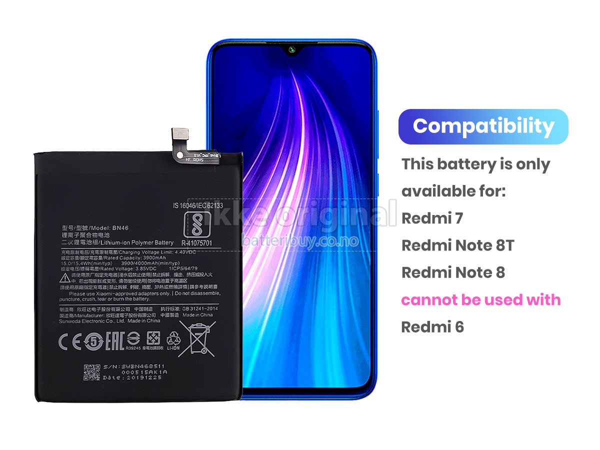 XiaoMi REDMI 7 batteri