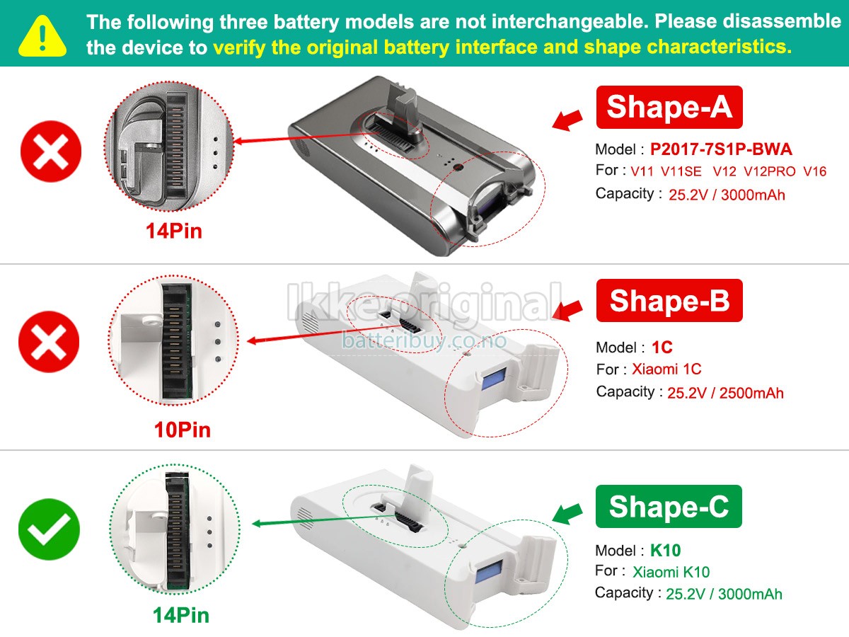 XiaoMi P2017-7S1P-BWA batteri