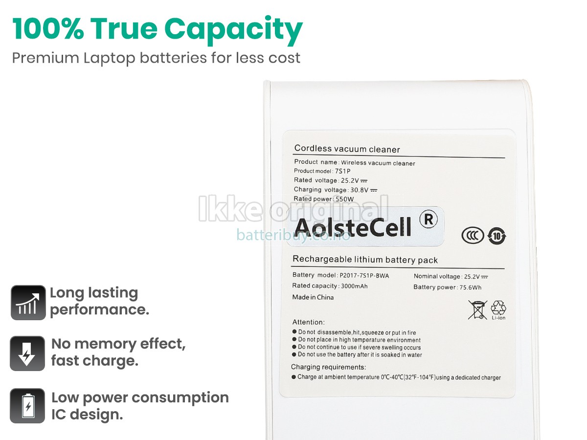 XiaoMi P2017-7S1P-BWA batteri