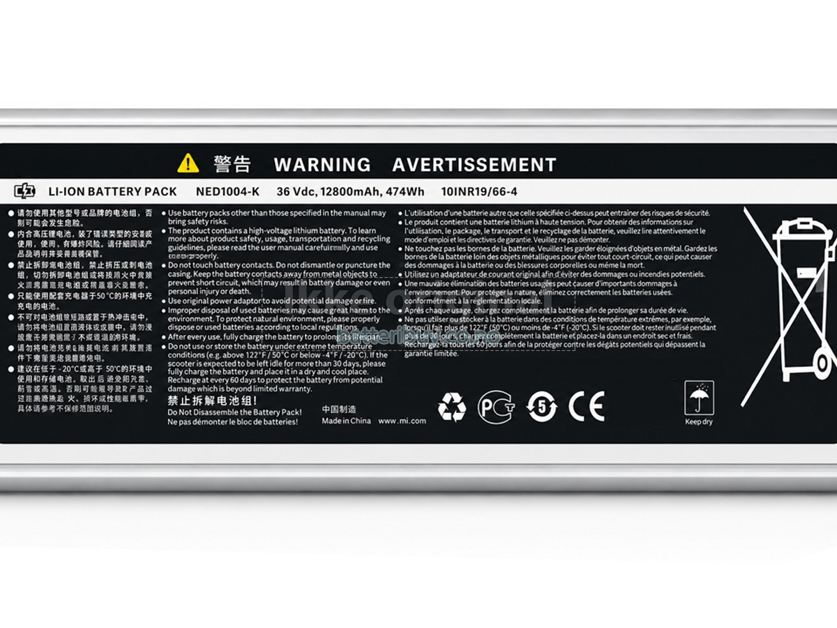 XiaoMi DDHBC02NEB batteri
