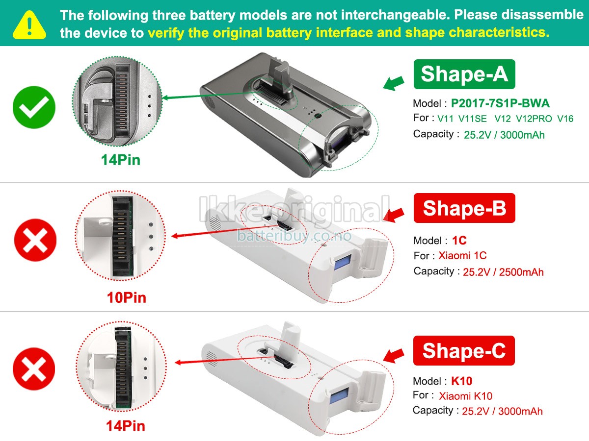 XiaoMi P2017-7S1P-BWA batteri