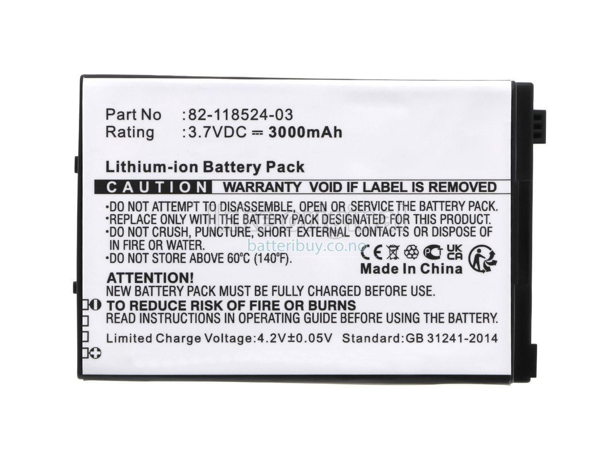 Zebra 82-118524-03 batteri