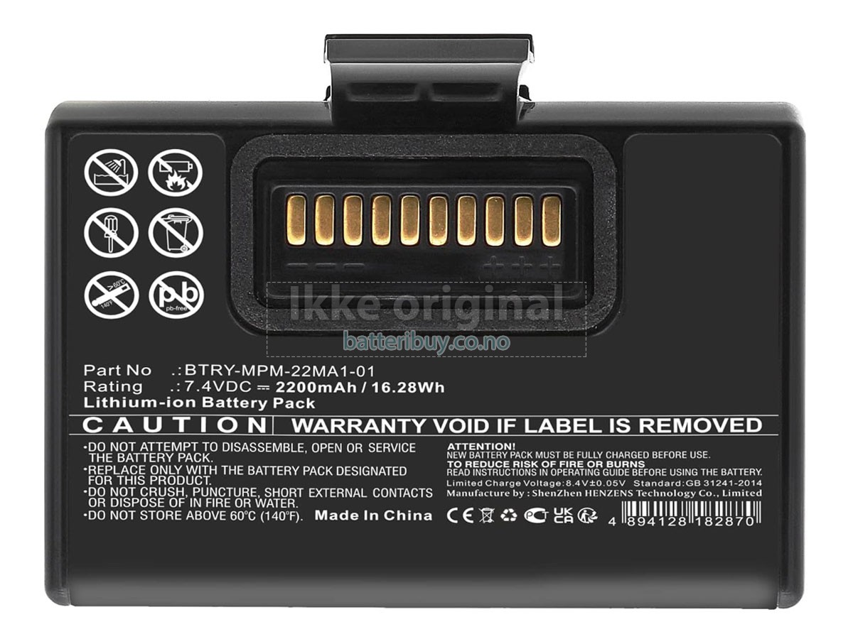 Zebra BTRY-MPM-22MA1-01 batteri